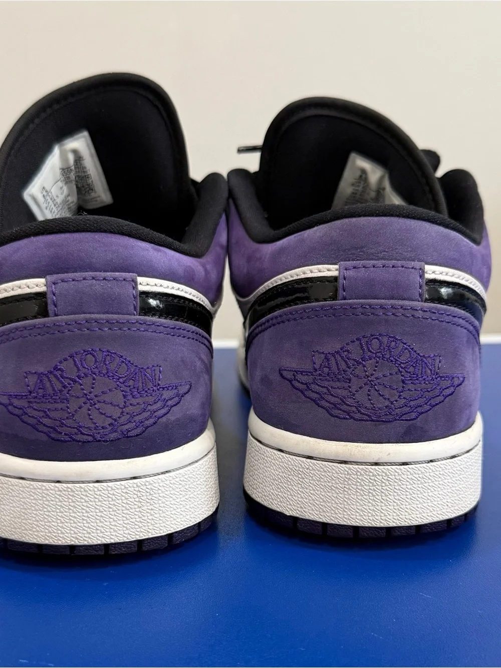 Nike Air Jordan 1 low “Court Purple” size 8.5